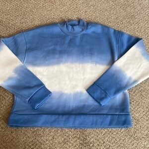 Womens slightly cropped sweatshirt